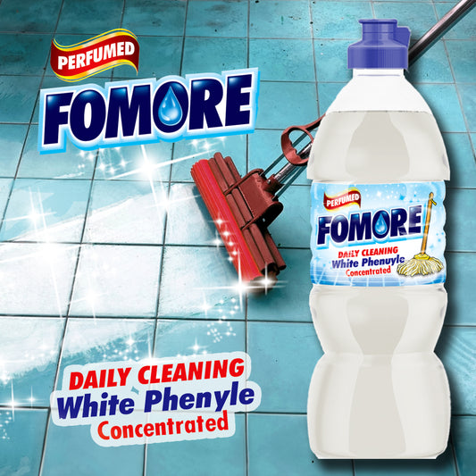 Fomore Concentrated White Phenyle - 1 Litre